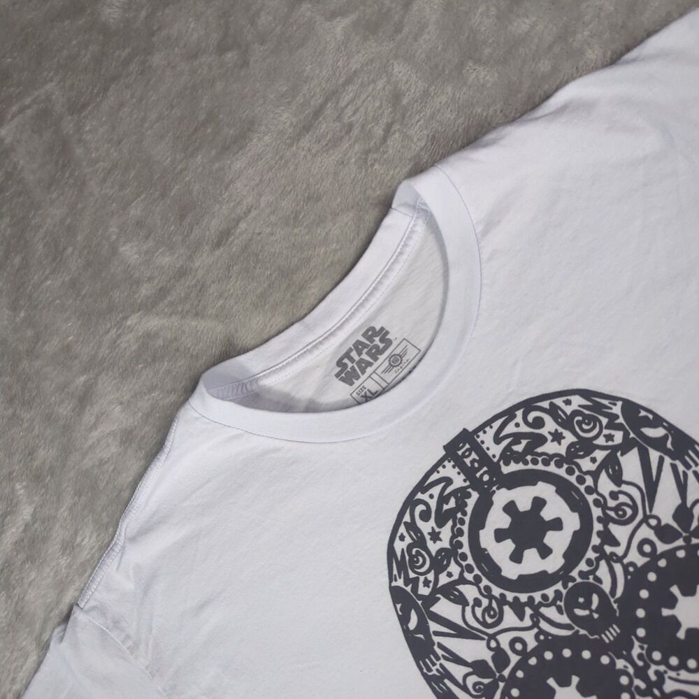 Star Wars Darth Vader Sugar Skull T-Shirt Mens XL White Yo Soy Tu Padre